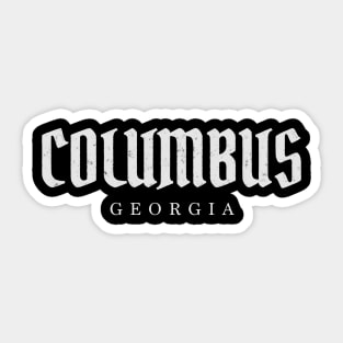 Columbus, Georgia Sticker